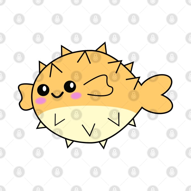 Puffer fish, fish, child, baby, nursery wall art by IDesign23