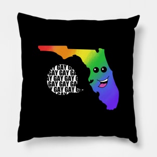 Florida Gay (new 2) Pillow