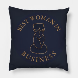 Fleabag statue - Best Woman in Business Pillow