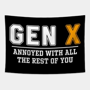 Gen x Funny Tapestry