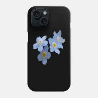 Forget Me Nots Remembrance Flowers Phone Case