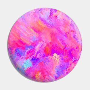 Vibrant Abstract Painting Pin