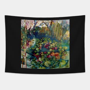 water lillies Tapestry