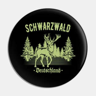 Schwabe Schwarzwald Deutschland Hirsch Schwaben Pin