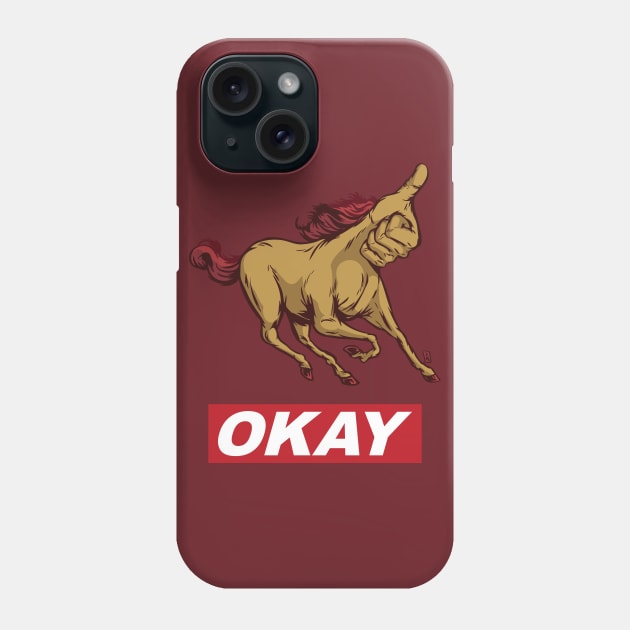 Okay Stallion Phone Case by Thomcat23