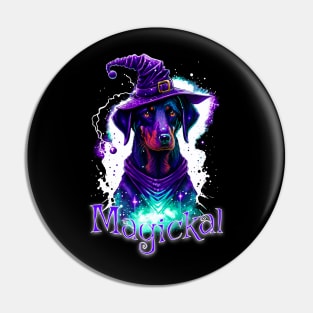 Wizard Dog Pin