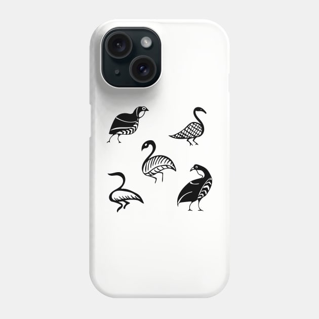 Greek ceramics and are between 800 - 500 BC. Dated BC. (Geometric and archaic birds) Phone Case by LeahHa