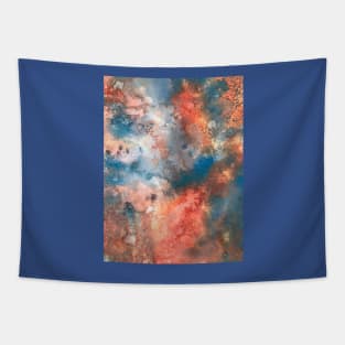 Red, White and Blue Galaxy Tapestry