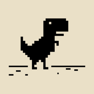 Pixel Tyrannosaurus Rex T-Shirt