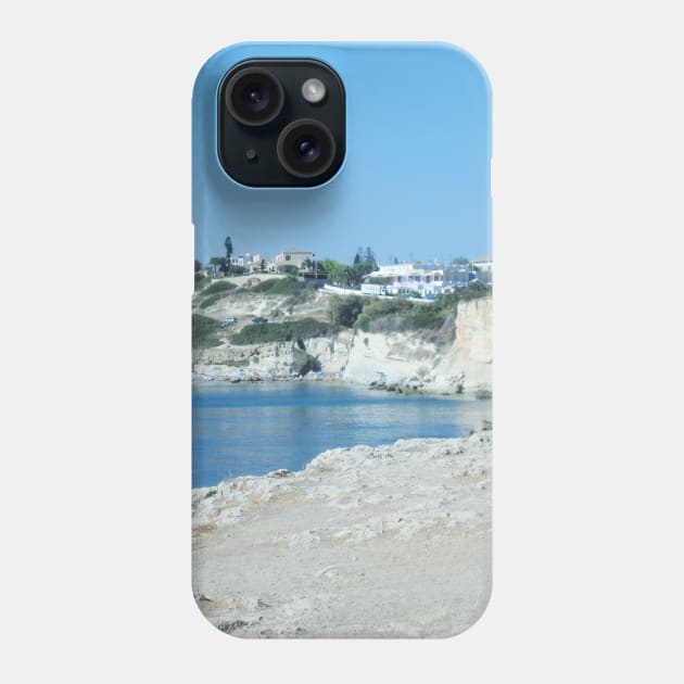 Summer Sunset In Crete sightseeing trip photography from city scape Crete Greece summer Phone Case by BoogieCreates