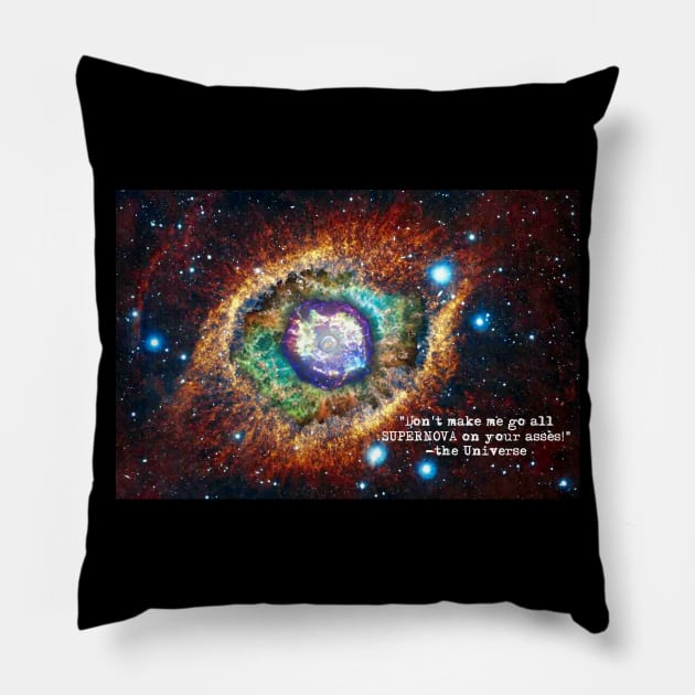 Supernova Pillow by ImpArtbyTorg