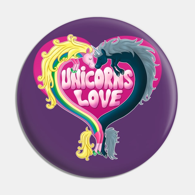 Unicorns Love Pin by MartyMcFan