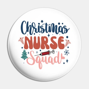 Christmas Nurse Crew Pin