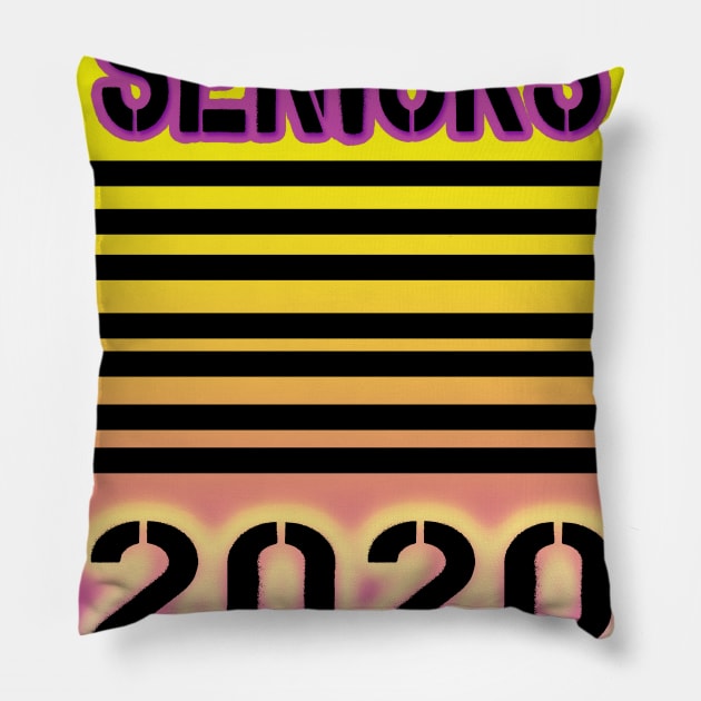 seniors 2020 Pillow by khalid12