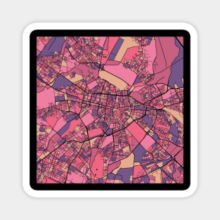 Sofia Map Pattern in Purple & Pink Magnet