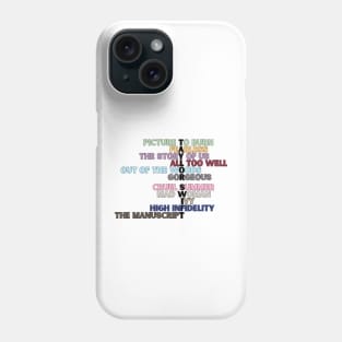 Taylor's Name In Songs! Phone Case