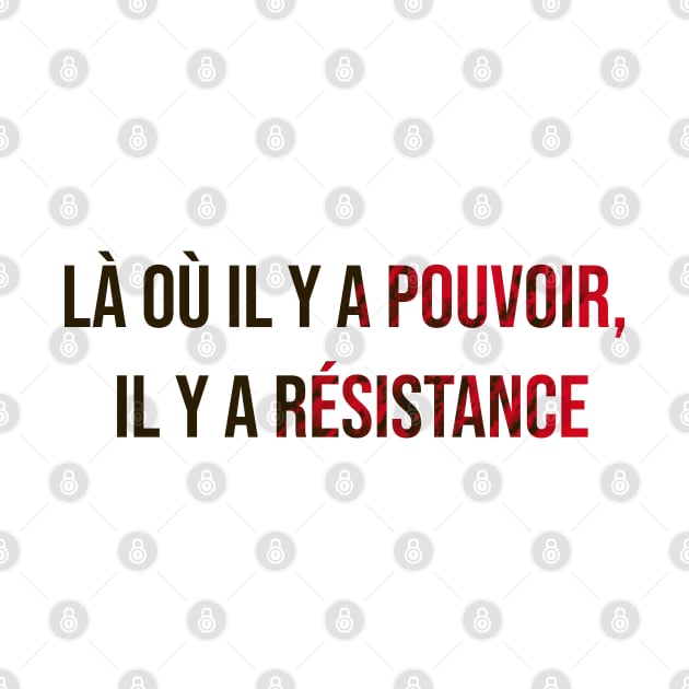 'Where there is power, there is resistance' - Foucault by Blacklinesw9