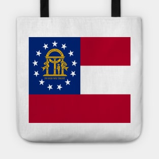 Georgia flag. USA Tote