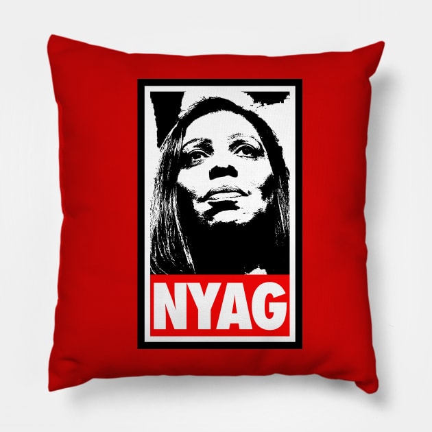 Letitia James - Tish James - NYAG Pillow by Tainted