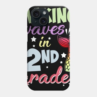 Mermaid Making Waves In 2nd Grade Back To School Phone Case