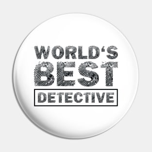 World's Best Detective Pin