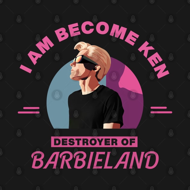 I am become Ken | Barbenheimer by Retro Travel Design