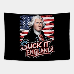 4th Of July Suck It England Independence Day Patriotic 1776 Tapestry