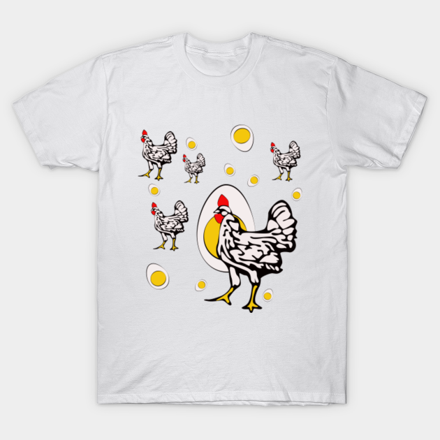 Roseanne Chicken, Retro Chickens - Roseanne Chicken - T-Shirt | TeePublic