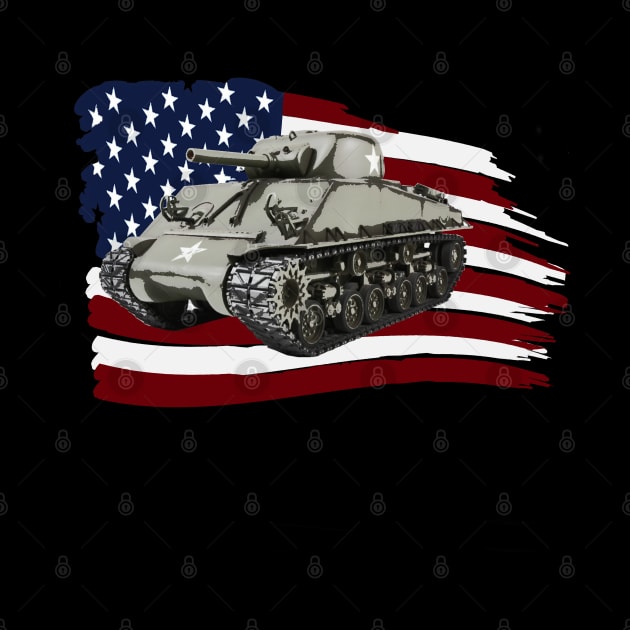 US Army Sherman tank by Dirty Custard Designs 