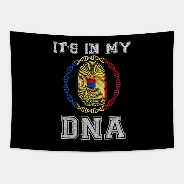 Moldova  It's In My DNA - Gift for Moldovan From Moldova Tapestry by Country Flags