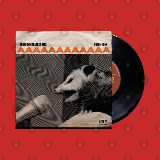 Opossum Greatest Hits Vintage Vinyl by chilangopride