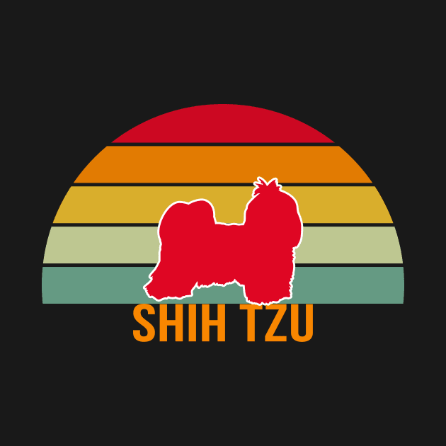 Shih Tzu Vintage Silhouette by khoula252018