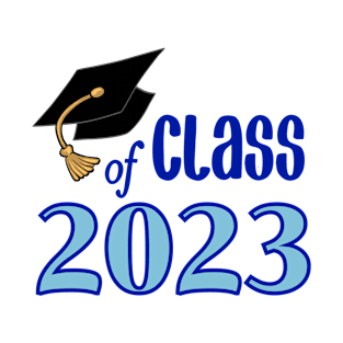 Navy and Light Blue Class of 2023 T-Shirt