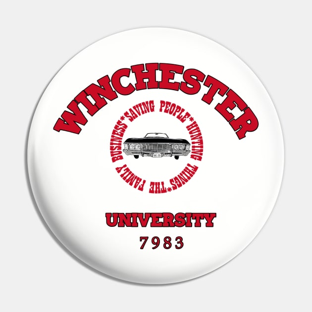 Winchester University Pin by Winchestered