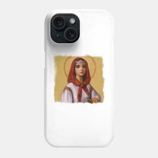 Saint Dymphna Phone Case