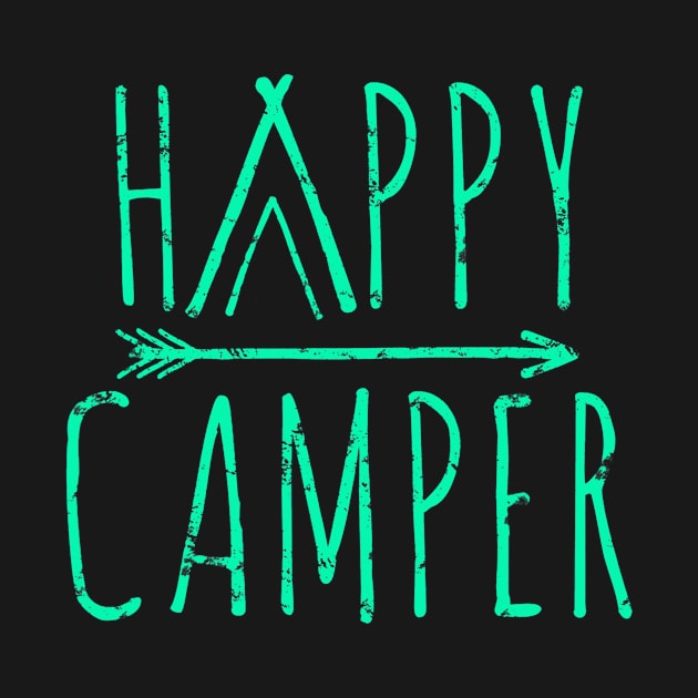 Happy Camper Camping by Wolfek246