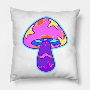 Trippy Mushroom Pillow