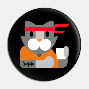 Tuff Cat Pin