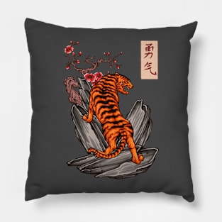 Japanese Tiger Pillow