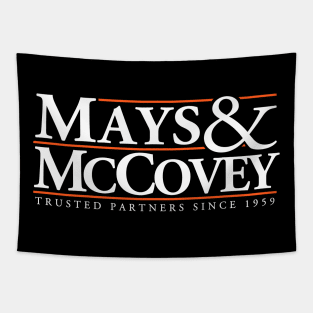 Mays & McCovey since '59 Tapestry