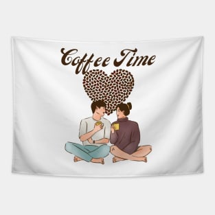 Coffee Give Me Power Tapestry