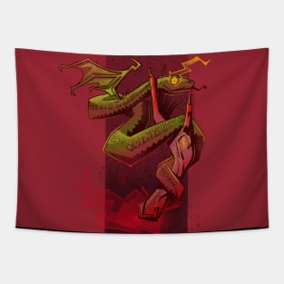 Snake Hand Tapestry