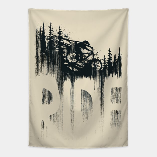 Drop and Ride Tapestry by Bongonation