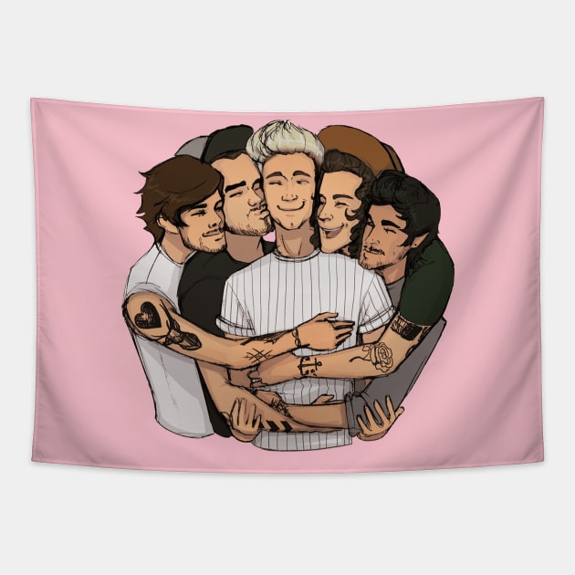 miscellaneous friendship one direction Tapestry by PIRAKUNENG