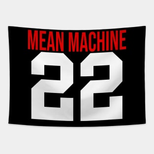 The Longest Yard Paul Crewe Mean Machine Jersey (Front & Back Print) Tapestry