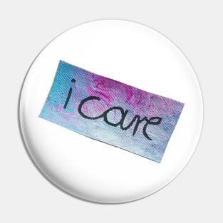 i care Pin