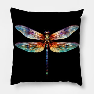 Metaphoric Dragonfly Pillow