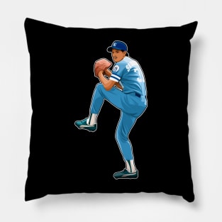 Bret Saberhagen Pitches Legend Pillow