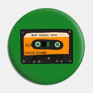 Rap Music mixtape Pin