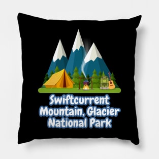 Swiftcurrent Mountain, Glacier National Park Pillow